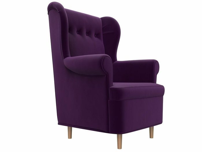 Кресло Торин фиолетового цвета - лучшие Интерьерные кресла в INMYROOM