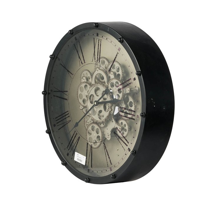 Часы настенные бежево-черного цвета - купить Часы по цене 25010.0