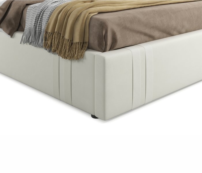 Кровать Tiffany 160х200 светло-бежевого цвета с матрасом - лучшие Кровати для спальни в INMYROOM