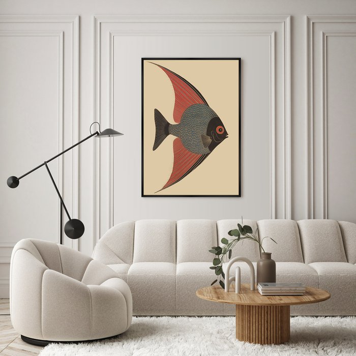 Репродукция картины Angel Fish, No 1, 2024г. - лучшие Картины в INMYROOM