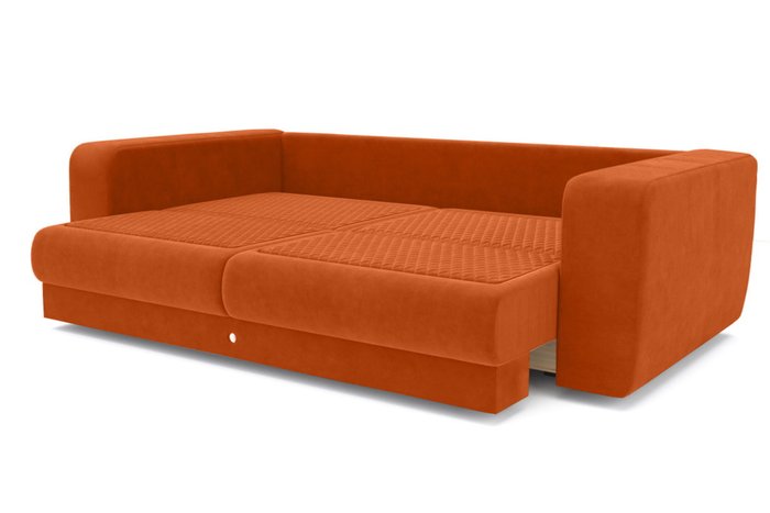 Прямой диван-кровать оранжевого цвета - лучшие Прямые диваны в INMYROOM