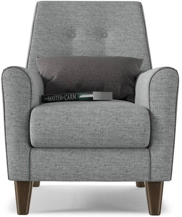 Кресло Френсис Флэтфорд серого цвета - купить Интерьерные кресла по цене 11724.0