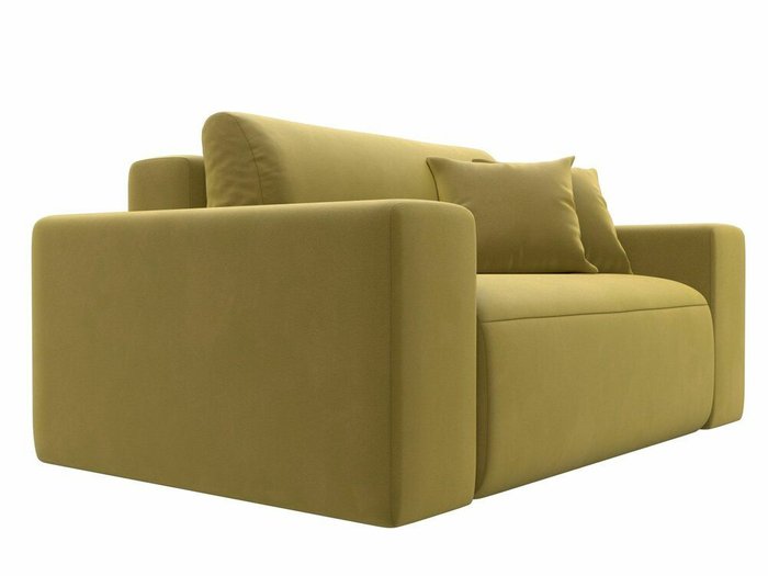 Диван Лига 036 желтого цвета - лучшие Прямые диваны в INMYROOM