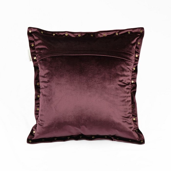 Чехол для подушки Людвиг 45х45 фиолетового цвета - купить Чехлы для подушек по цене 1393.0