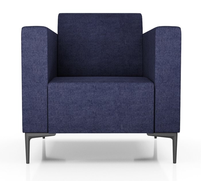Кресло Ник синего цвета - купить Интерьерные кресла по цене 12990.0