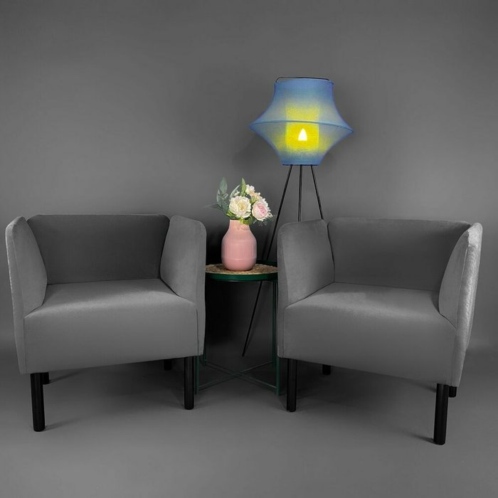 Кресло Монреаль серого цвета - лучшие Интерьерные кресла в INMYROOM