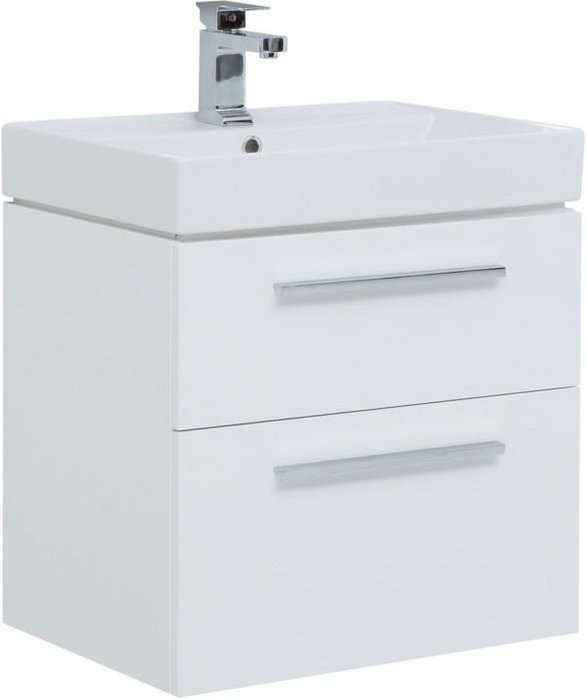 Комплект мебели для ванной комнаты Nova белого цвета - купить Ванные гарнитуры по цене 58169.0
