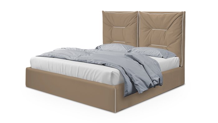 Кровать Миранда 180х200 светло-коричневого цвета