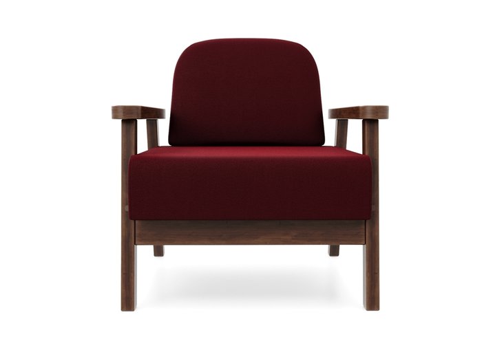 Кресло Флори бордового цвета - купить Интерьерные кресла по цене 17990.0