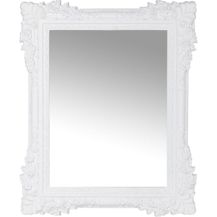 Зеркало Fiore белого цвета