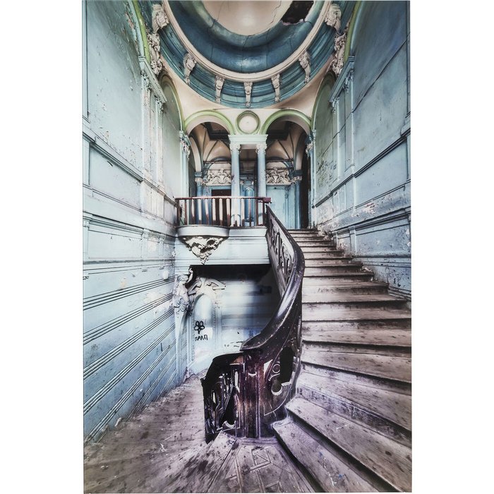 Картина Old Staircase Corner на закаленном стекле Картина Old Staircase Corner на закаленном стекле
