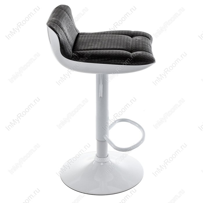 Барный стул Domus бело-черного цвета - лучшие Барные стулья в INMYROOM