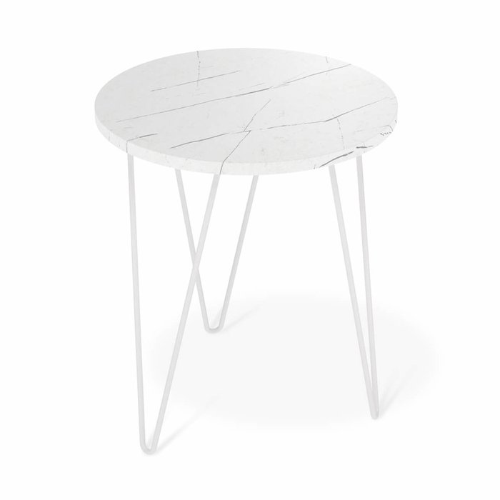 Кофейный стол Ансбах белого цвета