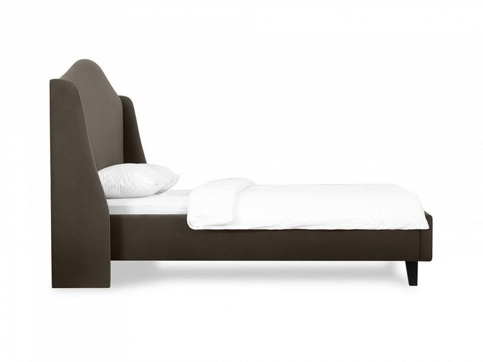 Кровать Lyon 160х200 темно-коричневого цвета  - купить Кровати для спальни по цене 76950.0