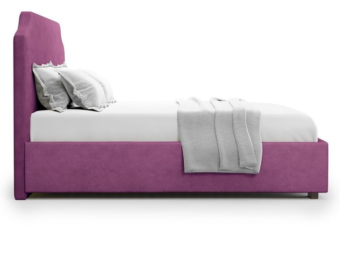 Кровать Izeo с подъемным механизмом 140х200 фиолетового цвета - лучшие Кровати для спальни в INMYROOM