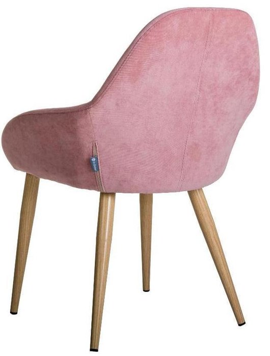 Стул Kent розового цвета с бежевыми ножками - лучшие Обеденные стулья в INMYROOM