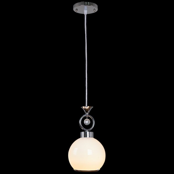 Подвесной светильник 02367-0.4-01 (стекло, цвет белый) - лучшие Подвесные светильники в INMYROOM