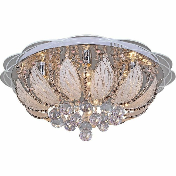 Потолочная люстра 55586-0.3-08 (стекло, цвет белый) - купить Потолочные люстры по цене 14190 Потолочная люстра 55586-0.3-08 (стекло, цвет белый) - купить Потолочные люстры по цене 14190