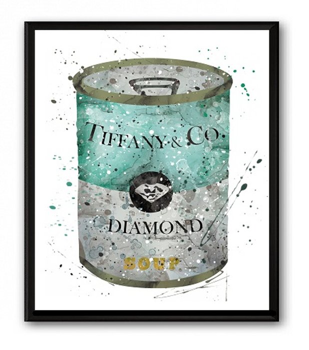 Постер Soup Tiffany & CO А3 на бумаге 
