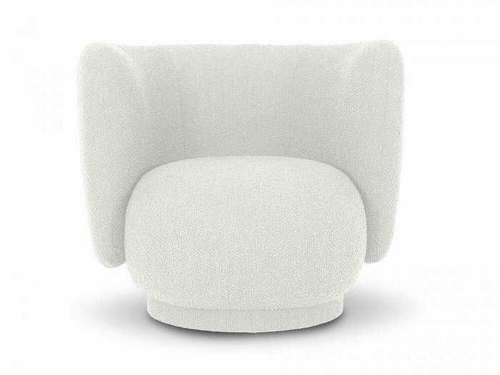 Кресло Lucca белого цвета - купить Интерьерные кресла по цене 50040.0