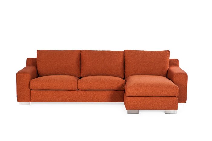 Угловой диван Copenhagen оранжевого цвета