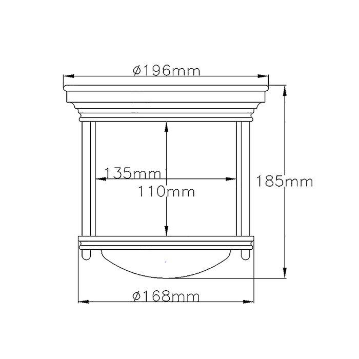 Потолочный светильник QN-HADRIAN-MINI-F-CM-CLEAR (стекло, цвет прозрачный) - купить Потолочные светильники по цене 40790.0 Потолочный светильник QN-HADRIAN-MINI-F-CM-CLEAR (стекло, цвет прозрачный) - купить Потолочные светильники по цене 40790.0