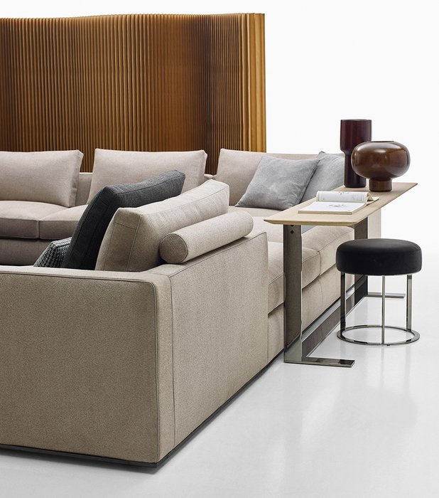 Угловой диван Richard Sofa серого цвета - лучшие Угловые диваны в INMYROOM
