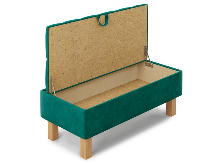 Банкетка Agat темно-зеленого цвета с ящиком для хранения  - лучшие Банкетки в INMYROOM