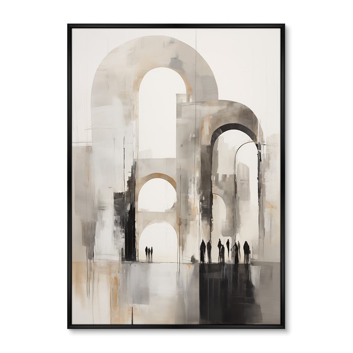 Набор из двух репродукций картин Graceful arches, 2024г. - лучшие Картины в INMYROOM