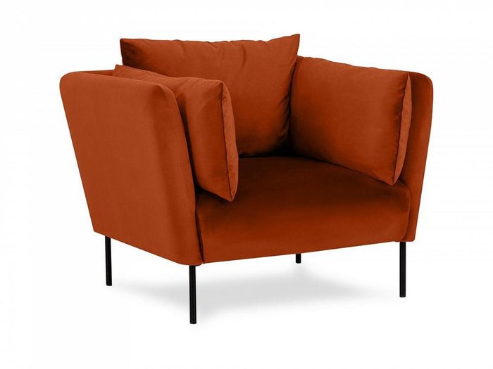 Кресло Copenhagen терракотового цвета - купить Интерьерные кресла по цене 53280.0