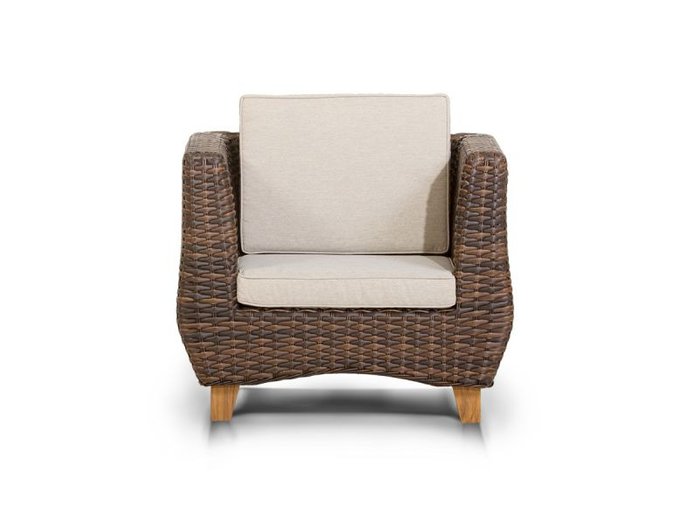 Кресло "Нола" темно-коричневое - купить Садовые кресла по цене 47850.0