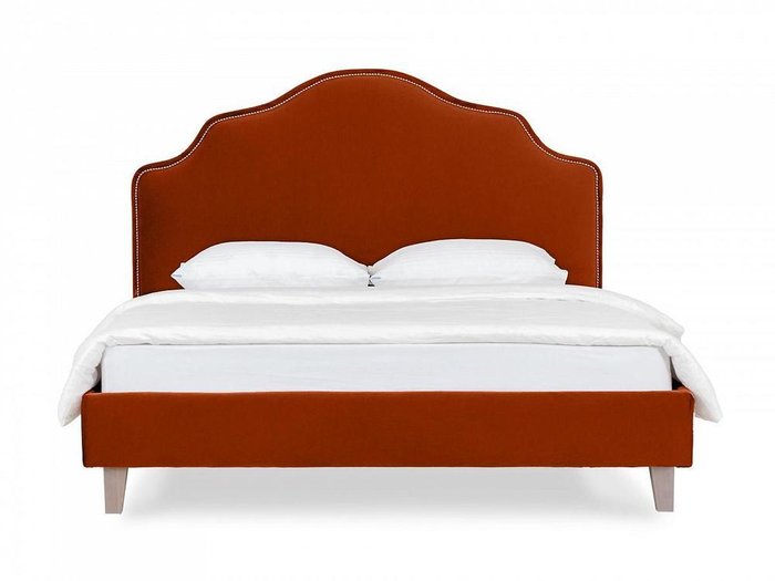Кровать Queen II Victoria L 160х200 терракотового цвета - купить Кровати для спальни по цене 56810.0