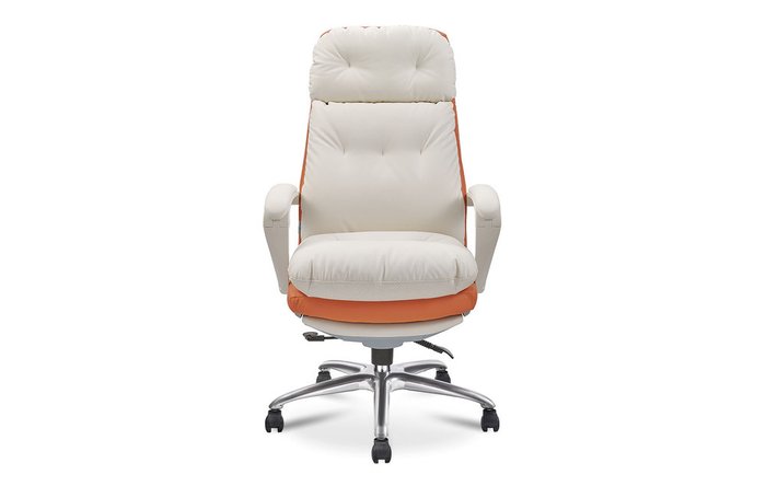 Кресло Level бежево-оранжевого цвета - купить Офисные кресла по цене 57640.0
