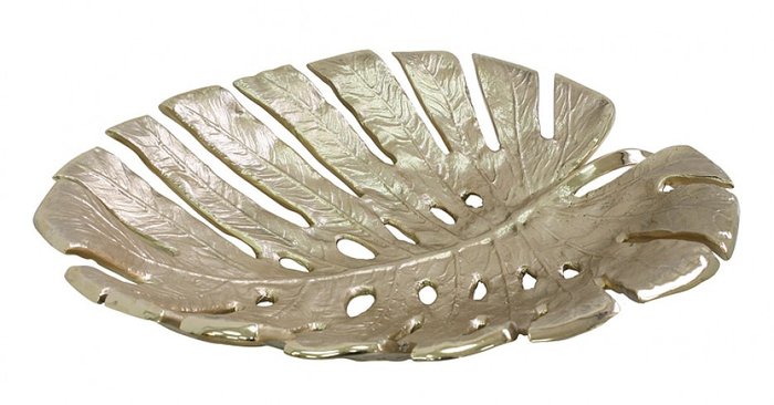 Чаша Арт объект "Papaya leaf"
