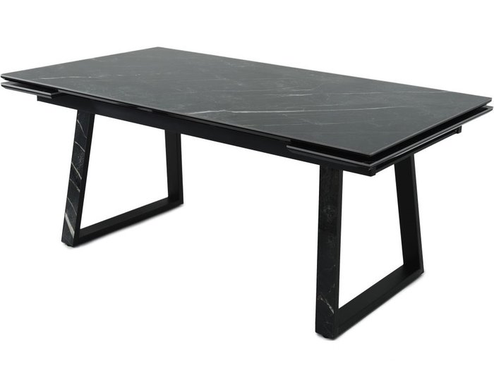 Стол раскладной Monaco черного цвета - купить Обеденные столы по цене 106825.0