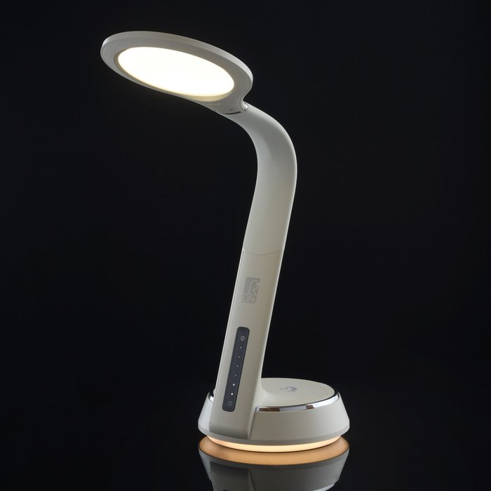 Настольная лампа Ракурс бежевого цвета - купить Рабочие лампы по цене 11700.0