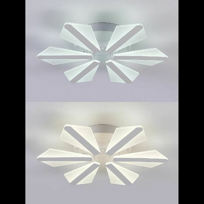 Потолочная люстра LED Light LED LAMPS 81165 (акрил, цвет белый) - лучшие Потолочные люстры в INMYROOM