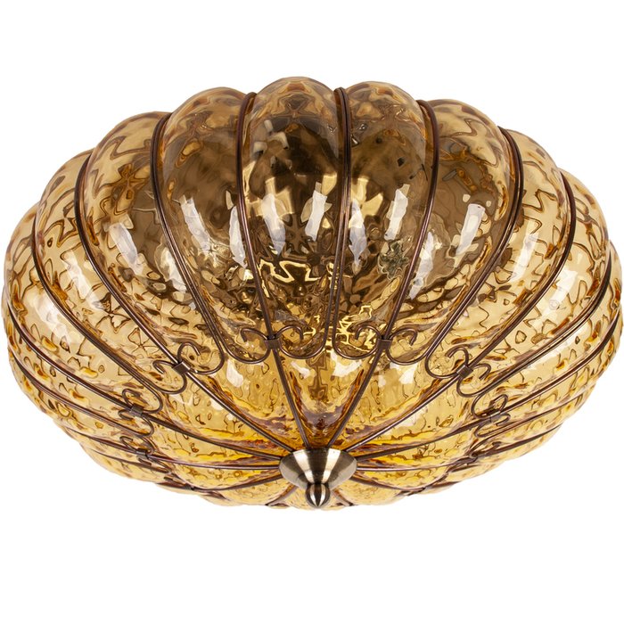 Накладной светильник Cornelia 2244/4(amber) (стекло, цвет желтый) Накладной светильник Cornelia 2244/4(amber) (стекло, цвет желтый)