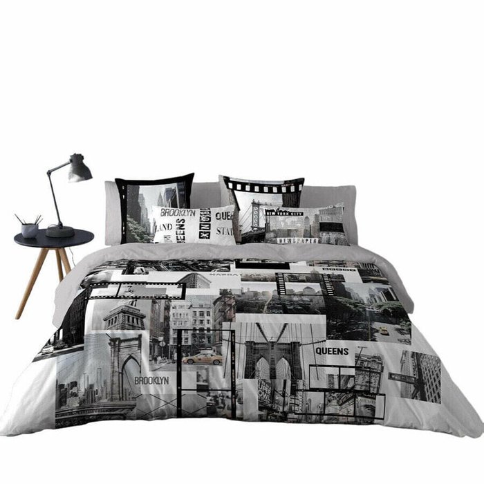 Пододеяльник Naturals DOWNTOWN 180 кровать 3 Предметы 260 x 220 см