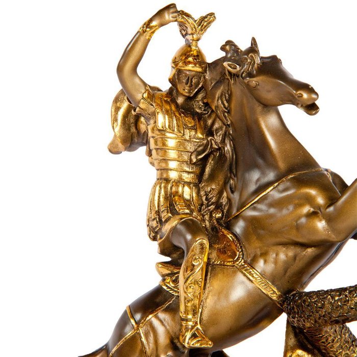 Статуэтка Георгий Победоносец цвета Бронза  - купить Фигуры и статуэтки по цене 23313.0