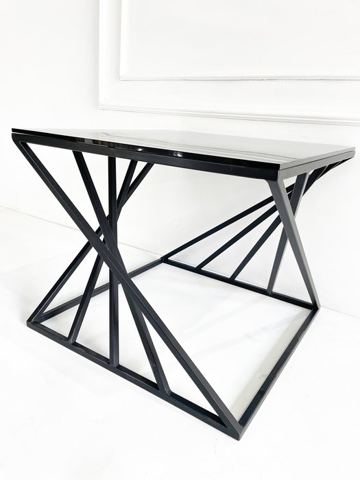 Журнальный столик "Adele" черный с зеркалом (450х550х550) - лучшие Журнальные столики в INMYROOM Журнальный столик "Adele" черный с зеркалом (450х550х550) - лучшие Журнальные столики в INMYROOM