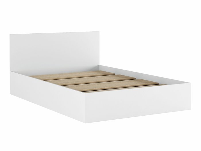 Кровать Виктория 140х200 белого цвета с ящиками - лучшие Кровати для спальни в INMYROOM