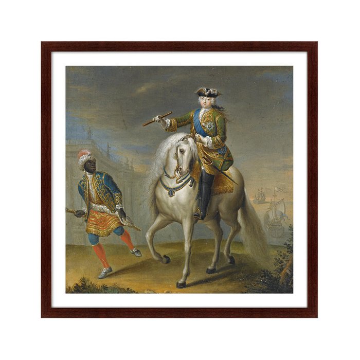Репродукция картин Empress Elizaveta Petrovna on Horseback 1745 г. - купить Картины по цене 11999.0