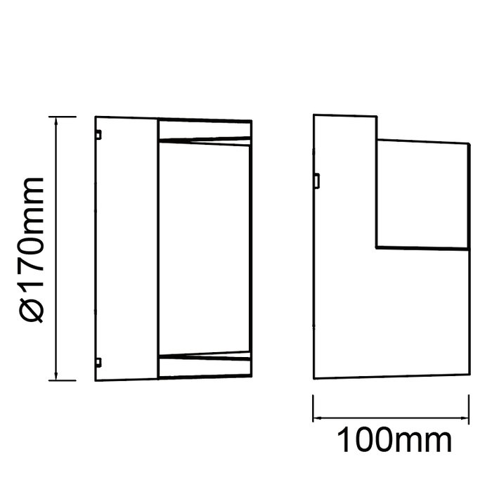 Уличный настенный светильник Mantra Creek 8855 - лучшие Настенные уличные светильники в INMYROOM
