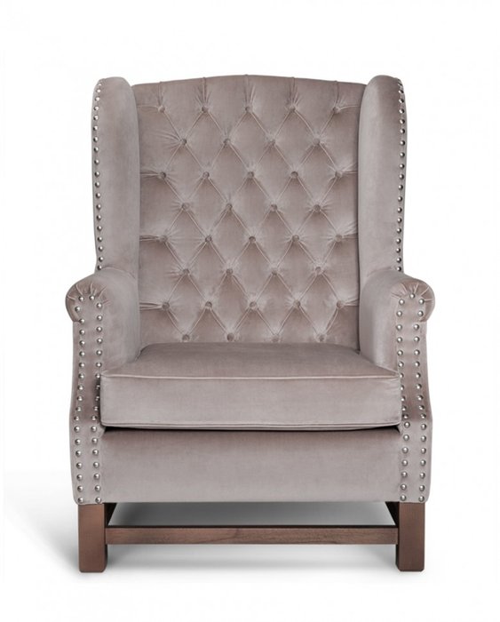 Кресло Jerome серебряного цвета  - купить Интерьерные кресла по цене 59000.0