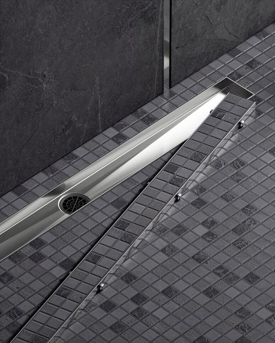 Душевой лоток (двухсторонняя решетка) TIMO Drain System DS230207/01, сатин - лучшие Контейнеры и подставки в INMYROOM