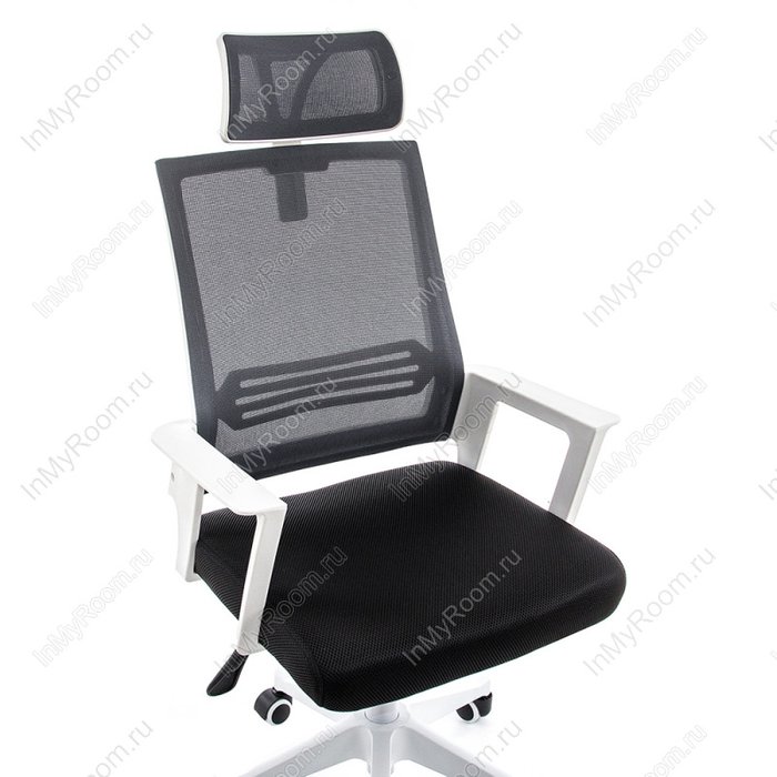 Компьютерное кресло Dreamer бело-черного цвета - лучшие Офисные кресла в INMYROOM