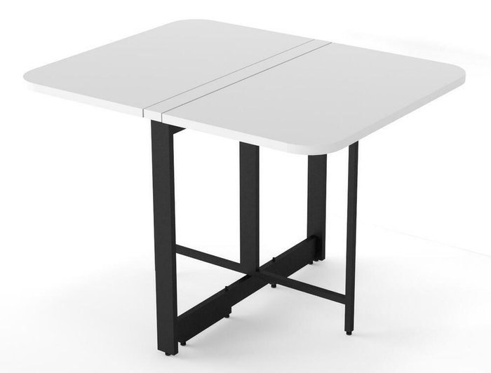 Раскладной обеденный стол-книжка City белого цвета - купить Обеденные столы по цене 16880.0