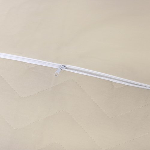 Пододеяльник 'Цвет эмоций' 205х210 стеганый на молнии Зима-лето, поплин, 100% хлопок, пл. 110 гр./кв. м., 'Бежевый' - лучшие Пододеяльники в INMYROOM