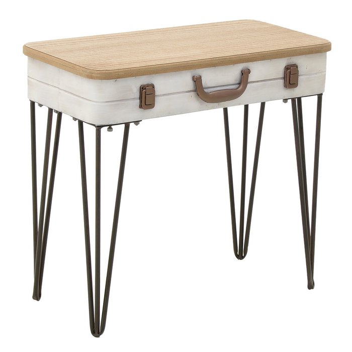 Кофейный стол из металла и дерева - купить Кофейные столики по цене 15200.0